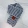 Baby Boys Girls Outdoor Soft Kids Scarf Neck Warmer Warm Knitted Scarf
