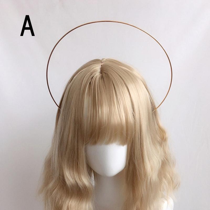 1 комплект Halo Crown Angel Feather Wings головной убор Halo Goddess головной убор KC головной убор аксессуары для головных уборов Готическая Лолита