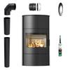 Freestanding Fireplace Stove Koza KRATKI ROLLO/W 2 10kW Fi150 for Living Room Set