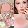 1 Pcs Durable Natural Powder Blusher Three-dimensional Flower Sun Red Face Makeup Cosmetics Monochrome Daily Nude Blusher ZPG