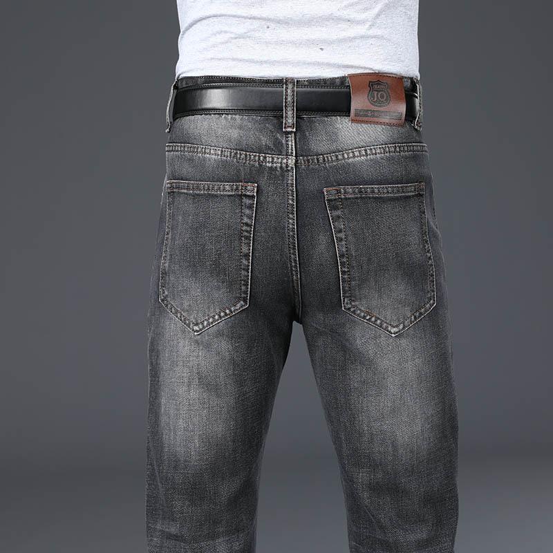 Jeans Men Men's Flared Jeans Large Size Mid-Rise Jeans