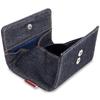 Okayama Denim Coin Purse Coin Case Box Type Mini Wallet Compact Thin Men's Women's