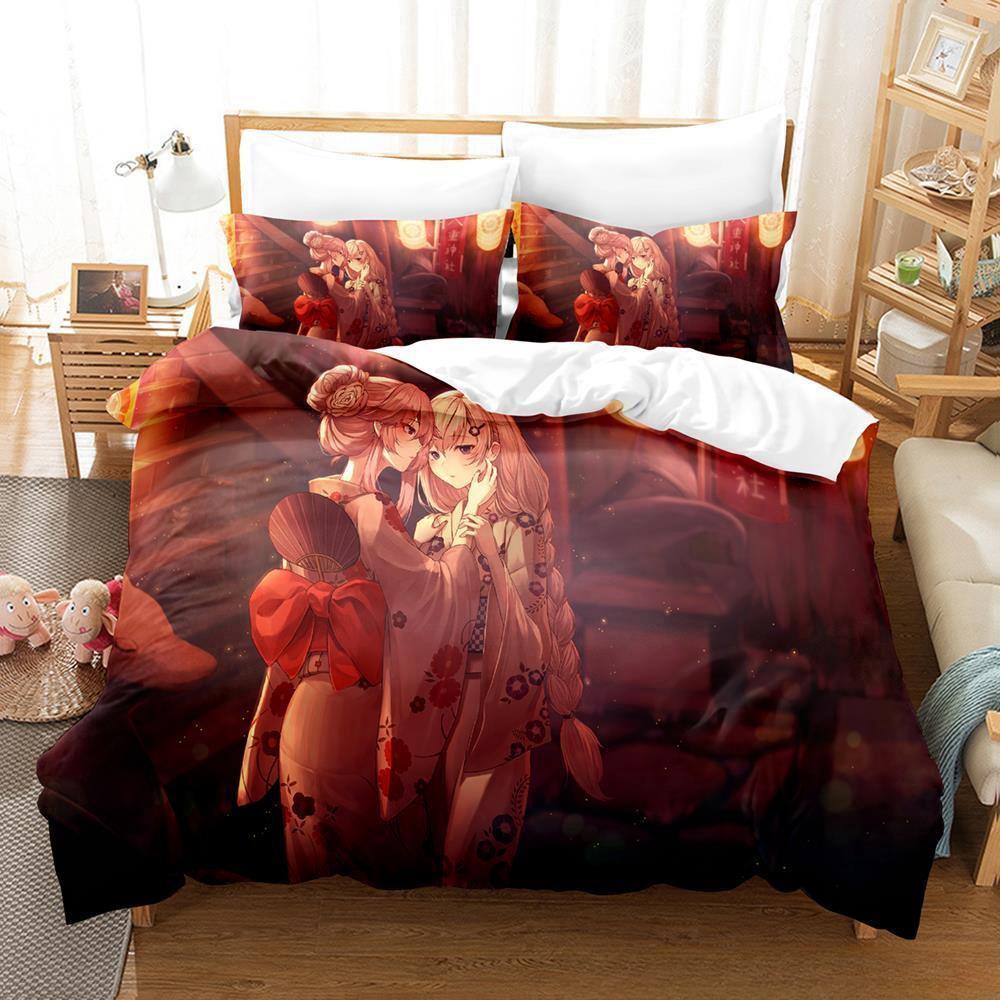 Game Honkai Impact 3 Bedding Set Single Twin Full Queen King Size Bed Set Adult Kid Bedroom Duvet Cover Sets Anime Bed Sheet Set
