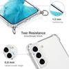 Coque de téléphone pour Samsung S22 Plus - BOOLING - Transparent - avec Chaîne Cordon
