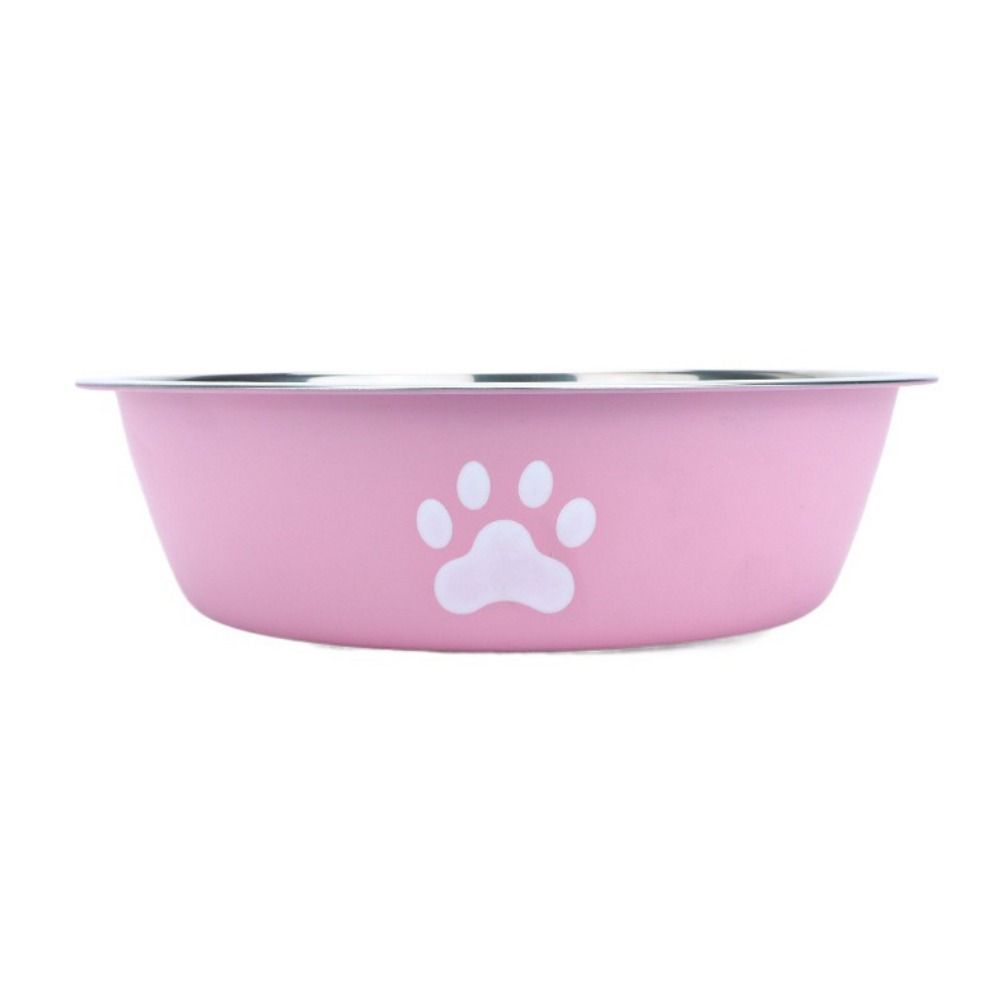 Non-slip Stainless Steel Dog Bowl Large Capacity Cat Feeding Bowl Dog Water Bowl  Home