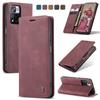 CaseMe Magnetic Case For iPhone Samsung Huawei Xiaomi Retro Wallet Leather Case