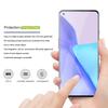 AMORUS Full Glue HD Tempered Glass Silk Print Full Coverage Screen Protector for OnePlus 9
