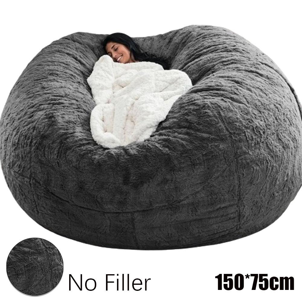 Lazy Sofa Bean Bag Faux Fur Bean Bag Bean Couch Bean Bag Chair Bean Bag Chair with Filling Giant Bean Bag Bean Bag Bean Bag