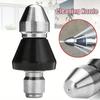 Metal 1/4"Quick High Pressure Washer 6 Jet Nozzle Universal Washing Machine Drain Pipe Dredging Cleaning Nozzle