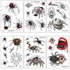 1pc Halloween Spider Web Temporary Tattoo Stickers for Kids All Saints' Day Horror Funny Waterproof Fake Tattoos Water Transfer