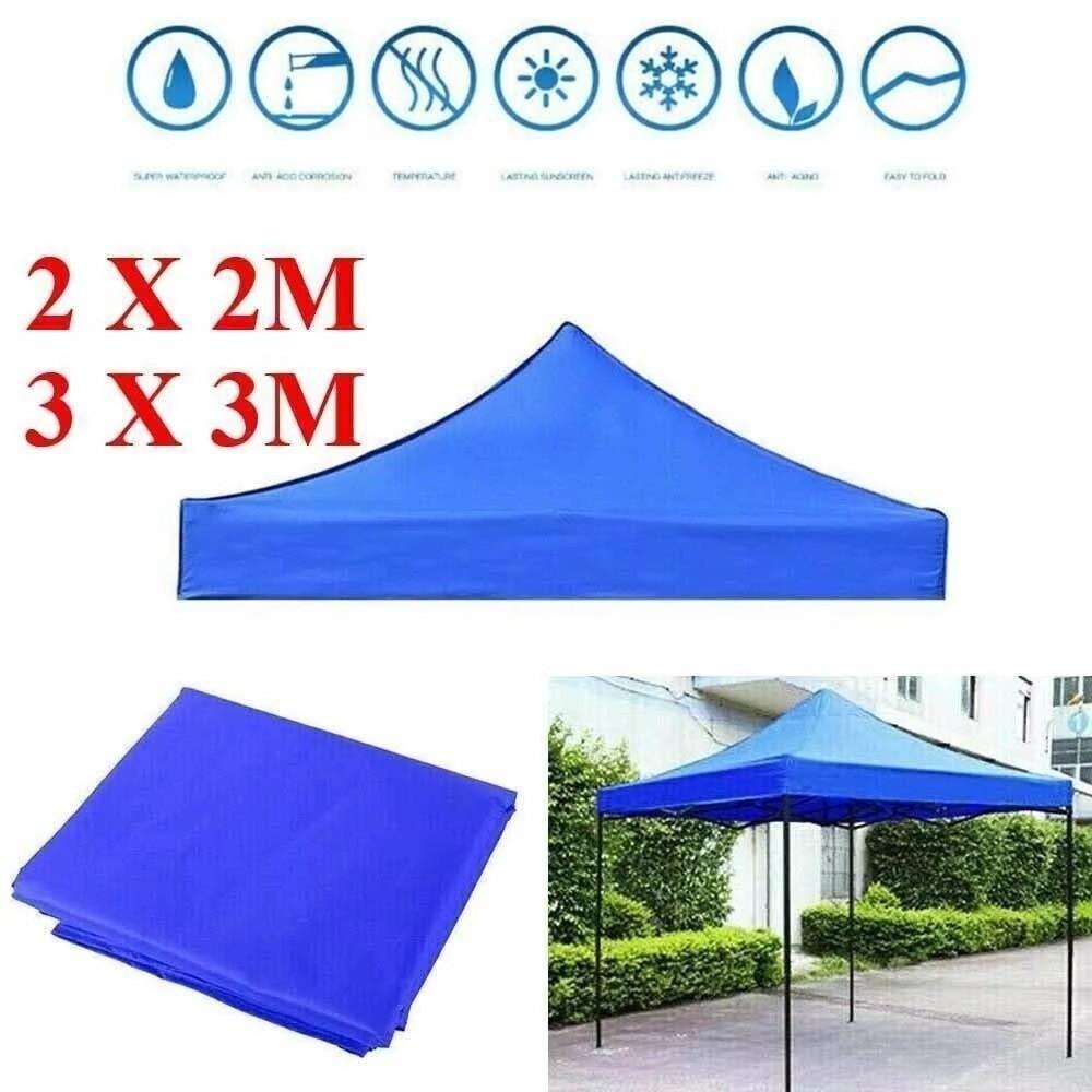 420D Oxford Cloth Tent Canopy Waterproof Sunshade Cover Gazebo Top Cover Outdoor Camp