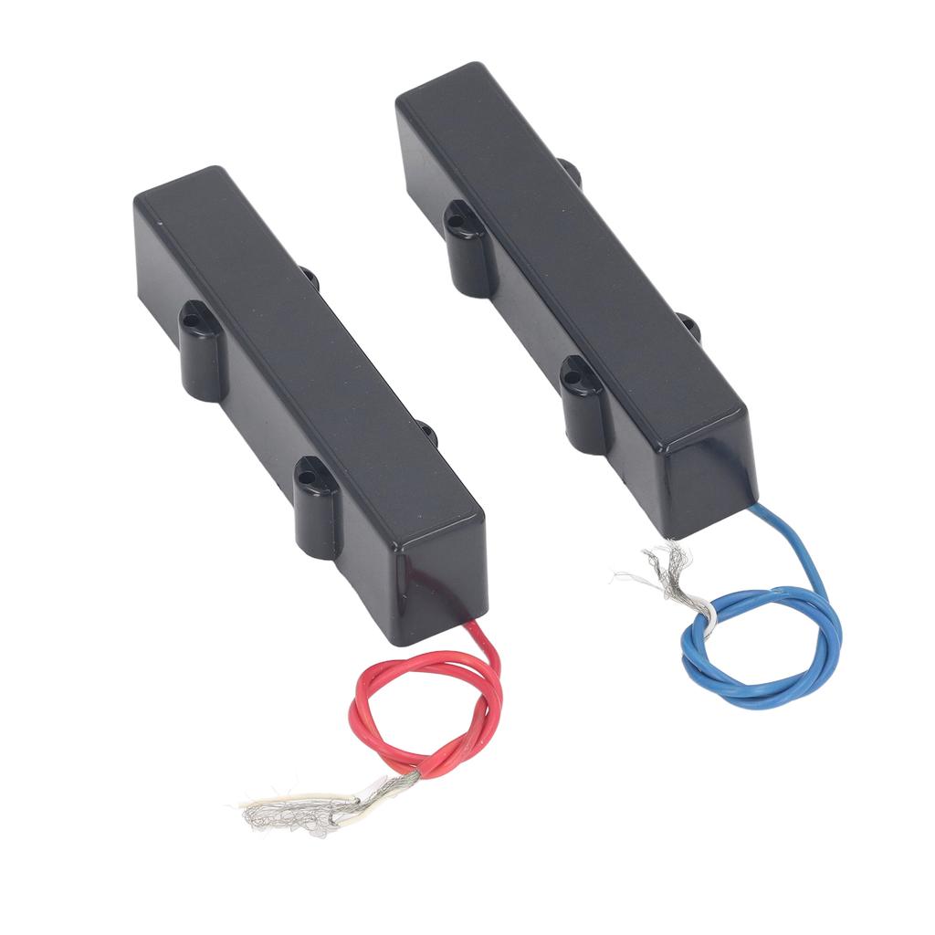 2Pcs 5 String Electric Bass Pickup Noise Free Professional Bass Open Style Pickup Replacement