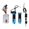 48V 1000W Motor Brushed Speed Controller with Electric Bike Ignition Switch and Blue Twist Throttle