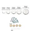 Hardware Decoration Screw Covers Mirror Fasteners Screws Decorative Cap Mirror Fixing Nails