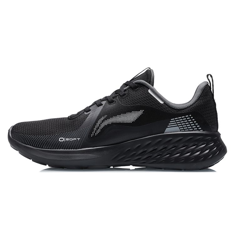 Li-Ning Soft Element Fabric TPU Shock Absorbing Non-Slip Wear-Resistant Breathable Lightweight Low-Top Sports Casual Shoes Men Sneakers ARHR077-1