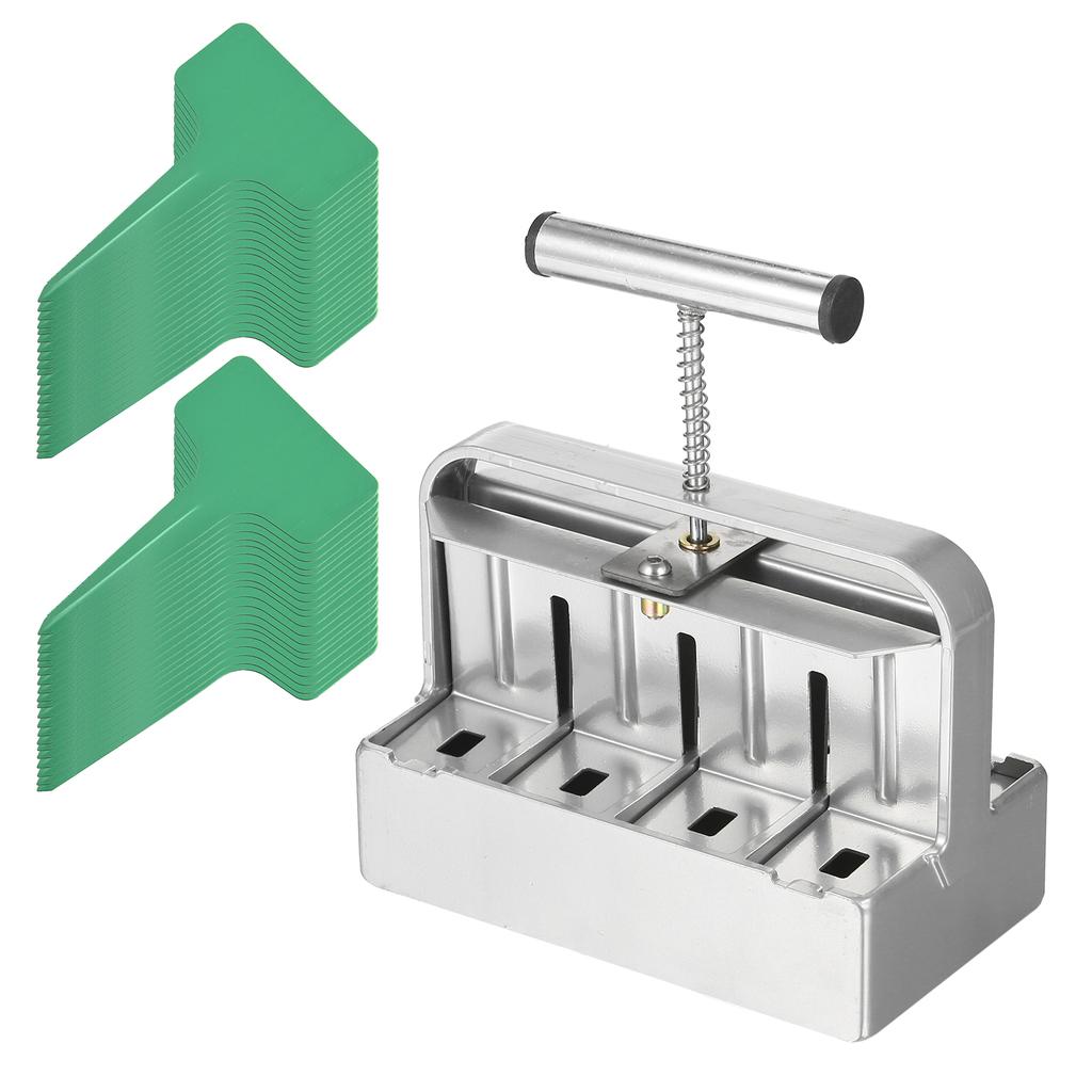 Soil Blocker Soil Block Maker 2 Inch 8 Cell Soil Blocking Tool Kit with 3 Sizes Seed Pins