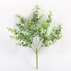 3 Bunches Artificial Eucalyptus Plant Fake Silver Dollar Eucalyptus Branches Greenery Wedding Jungle Theme Party Home Decor