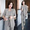 Fashion Suit Suit Women's Autumn Casual Temperament Is Thin Design Sense Suit Professional Wear Three-piece Suit