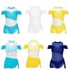 Girls Ballet Leotard Dress Child Gymnastics Workout Lyrical Contemporary Dance Ballerina Costume Stage Performance