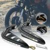 2Pcs Motorcycle Motorbike Handlebar Hand Guards Protector with Safety LED Light