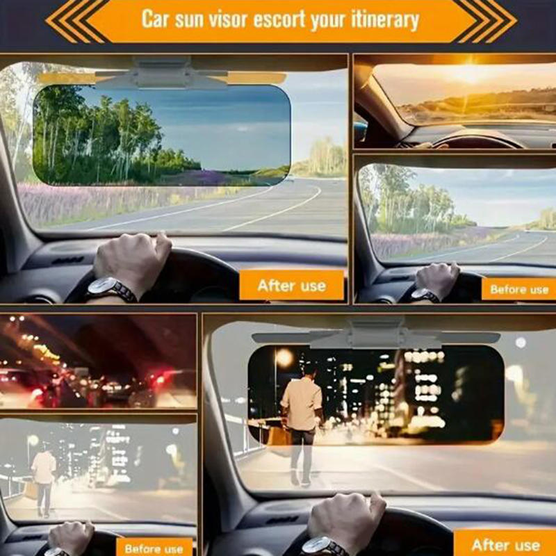 Universal Car Sun Visor Anti-UV Polarized Sunshade Plate HD Anti-UV Sunshade Extensions SUVs Trucks Interior Accessories