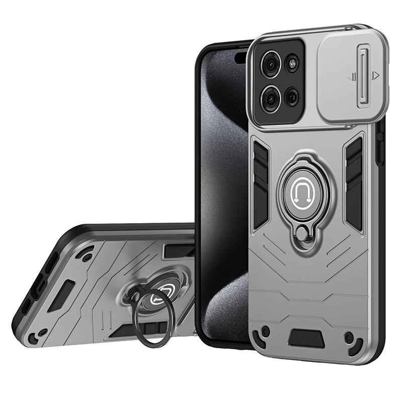 Moto G45 G64 G75 Armor Shockproof Defender Phone Case For Motorola Moto G75 Magnetic Wireless Charging Hard PC+TPU Back Cover