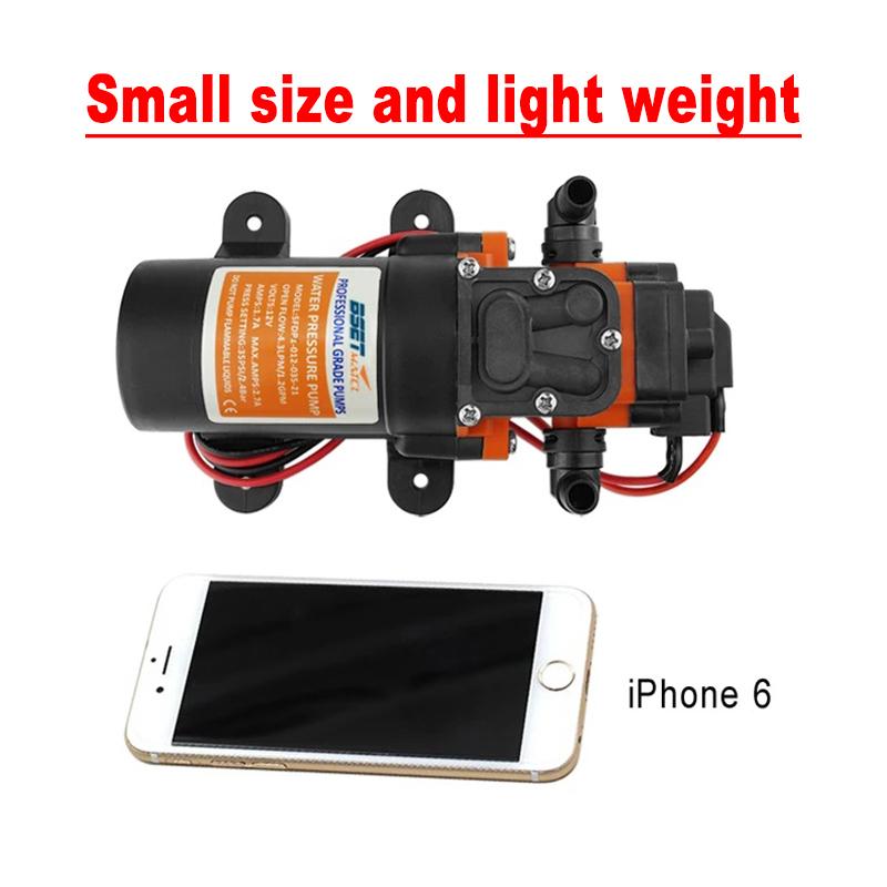 35PSI 12V Marine Water Pump Diaphragm Self Priming Pump Boat Accessories Showers Toilets Water Transfer Motor for RV Caravan