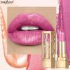Pearlescent Gloss Lipstick& Colorful Micro-glitter Velvet& Pearlescent Mirror Waterproof Lipstick& Matte Nude Moisturizing Lip Glaze