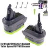 Adapter Converter for Ryobi 18V To for Dyson V6/V7/V8 Vacuum Cleaner