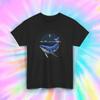 Whale Moon Shirt | Ocean Life Night Scene Graphic Tee | Marine Wildlife Gift