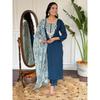 Indian Designer Party Wear Kurta Set Bollywood Viscose Top Tunic Kurti Pant Set VKL-1568 B