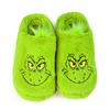 Unisex Adult Face Faux Fur Slippers