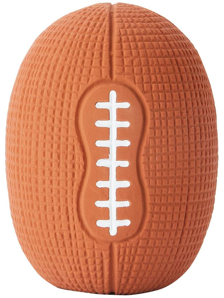 Petio Dog Toy Silent Dog Latex Rugby Ball