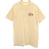 OLD 90s Short Sleeve T-shirt Cream Type Single Stitch Back Print Men's Used