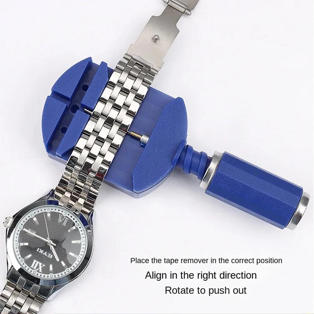 147 Parts Watch Repair Tool Kit for Disassembly Installation Maintenance Adjusting Straps Replacing Batteries