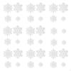 36Pcs Christmas Snowflakes Ornaments Charm Pendant DIY Home Decorations Reusable Xmas Tree Decor for