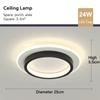 Modern LED Ceiling Lamp For Living Room Stair Aisle Cloakroom Hallway Bedroom Ceiling Light Indoor Home Decor Lighting Fixture