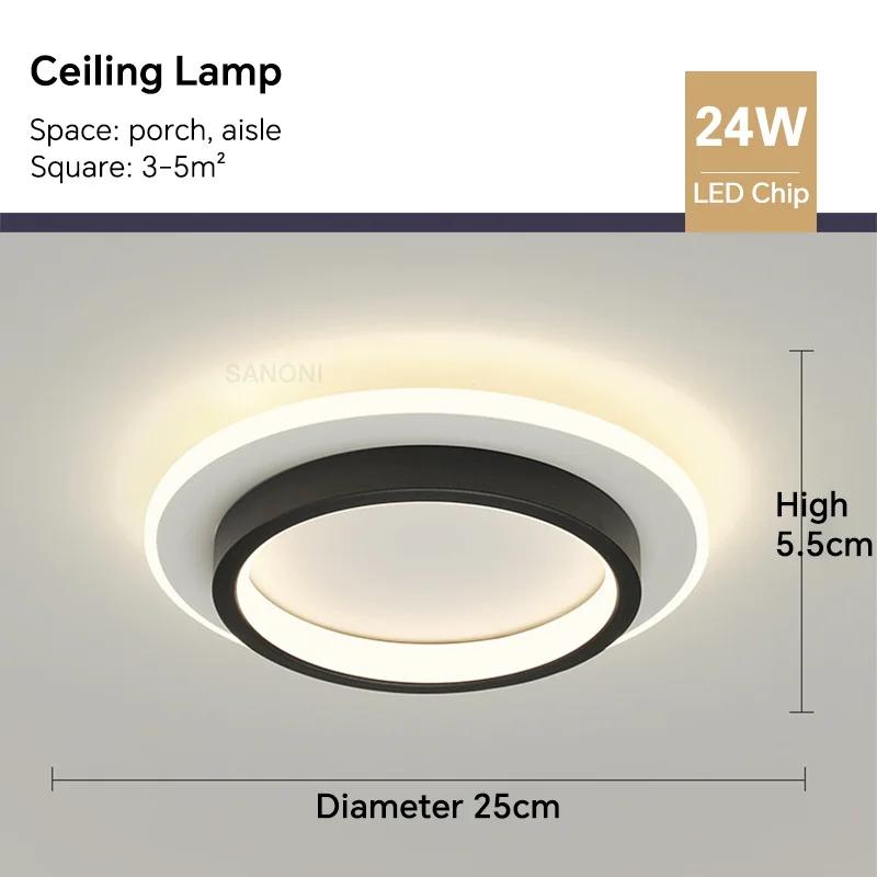 Modern LED Ceiling Lamp For Living Room Stair Aisle Cloakroom Hallway Bedroom Ceiling Light Indoor Home Decor Lighting Fixture