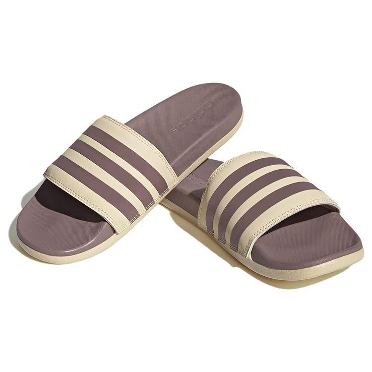 Adidas Adilette Comfort Slide Sand Strata Purple Women Sneakers H03621