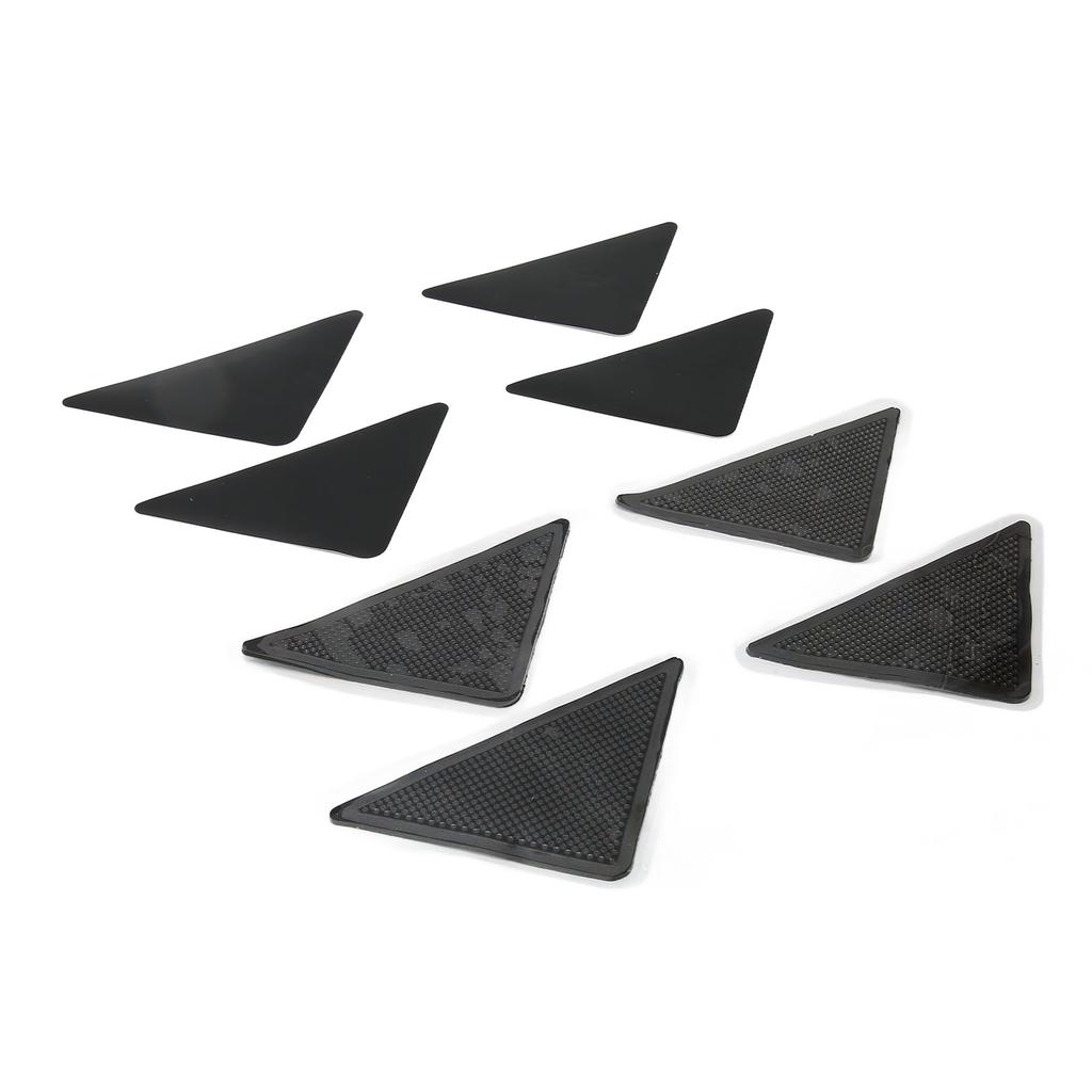 4Pcs Rug Gripper Triangle Shock Absorption Strong Grip Non Slip Carpet Tape for Ceramic Tiles