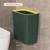 Hanging Trash Can For Kitchen Large Capacity Kitchen Recycling Garbage Basket Bathroom Wall Mounted Trash Bin with Lid