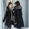 Women Winter Jacket 8XL Slim Long Coat Casual Parkas Big Fur Collar Wool Liner Hooded Outwear Cotton Warm Coats Female