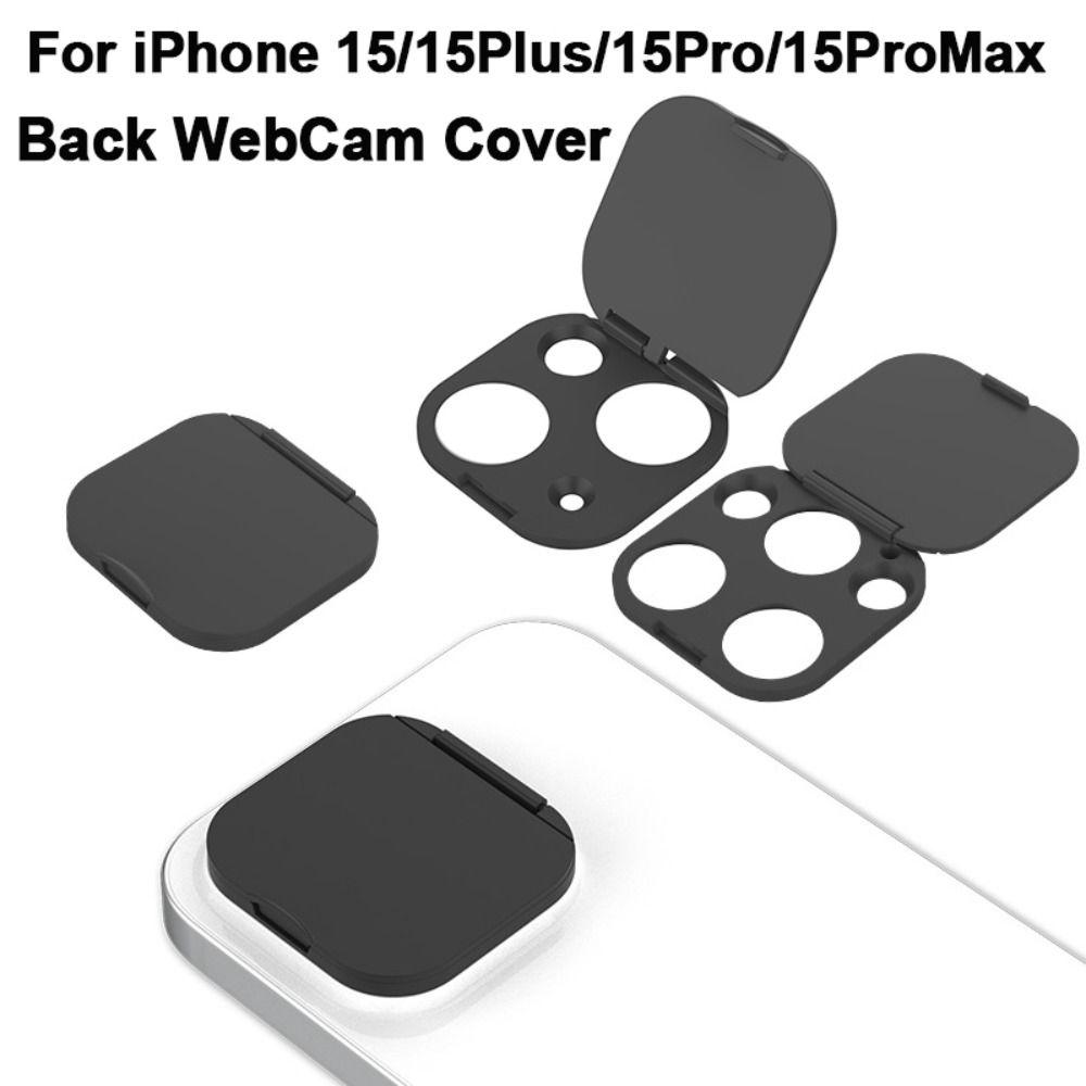 Plastic Back WebCam Cover Sticker Privacy Protector New Camera Lens Cap for iPhone 15 Pro Max Plus