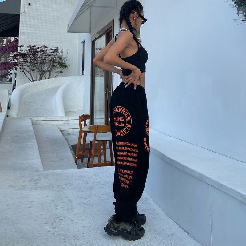 Jogging Sweatpants Women Korean Fashion Oversize Joggers Sports Pants Hippie Wide Leg Trousers Ladies Winter Kpop Streetwear