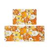 Sunflower Spring Floral Kitchen Mat & Doormat Set - Two Pieces
