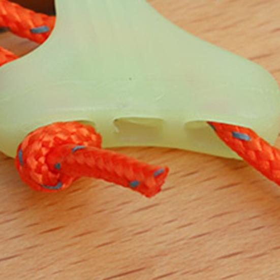 10 шт., светящиеся пряжки для ветровой веревки для кемпинга, светящиеся в темноте пластиковые треугольные пряжки, регулятор веревки для палатки, безопасная пряжка, аксессуары для уличной палатки