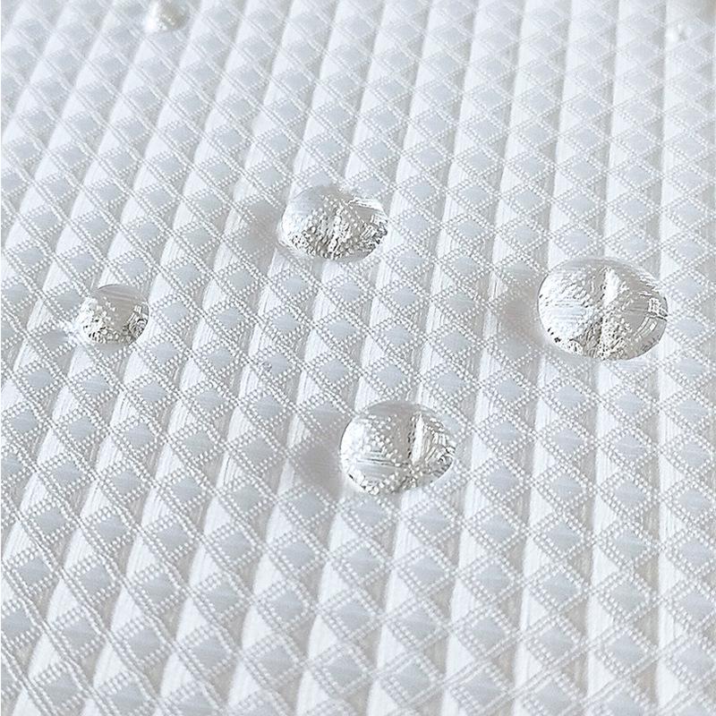 Waterproof Mildew-Resistant Waffle Shower Curtain, 240g