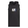 Basketball Hooded Climacool Loose Comfortable Basketball Vest Unisex Tops Black JZ7471