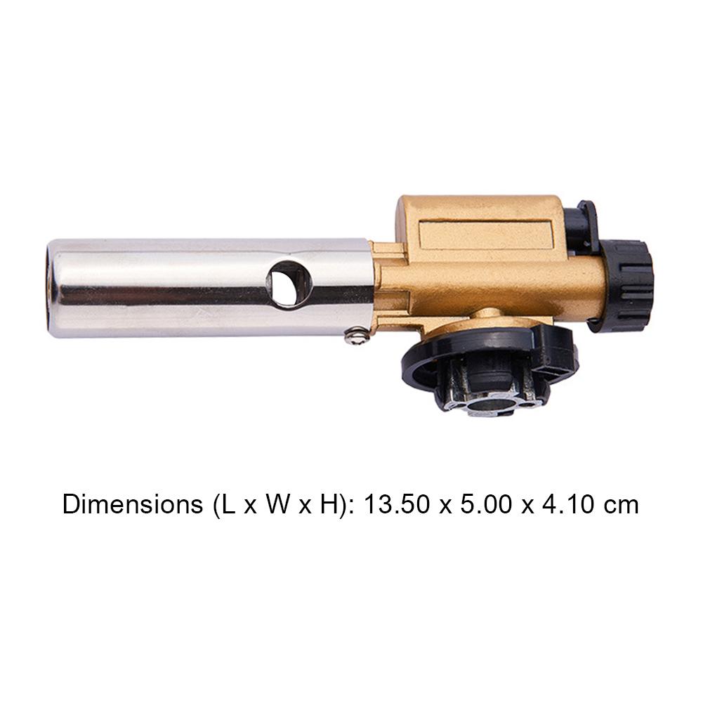1300-Degree Portable Gas Flame Torch Flamethrower Kitchen Barbecue Flame Ignition Blowtorch for Cooking Welding Equipment