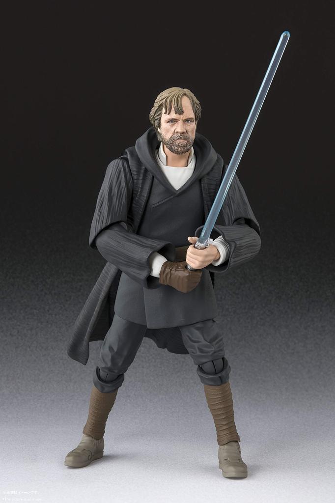 TAMASHII NATIONS Star Wars Luke Skywalker of Crait Last 150mm Painted Movable Figure S.H.Figuarts -Battle Ver.- (The Jedi) Approx. PVC&ABS